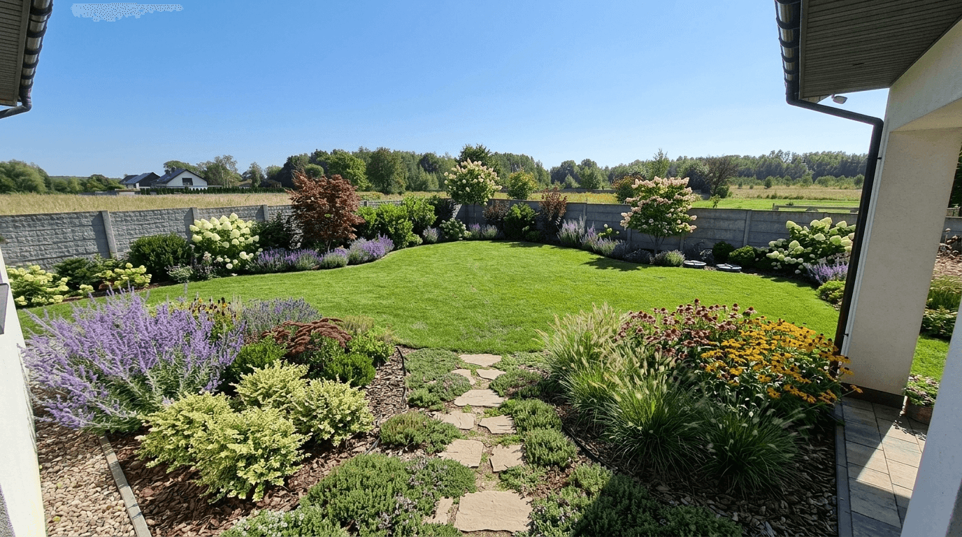 Yard design in no_style style — photo by GenRoom AI
