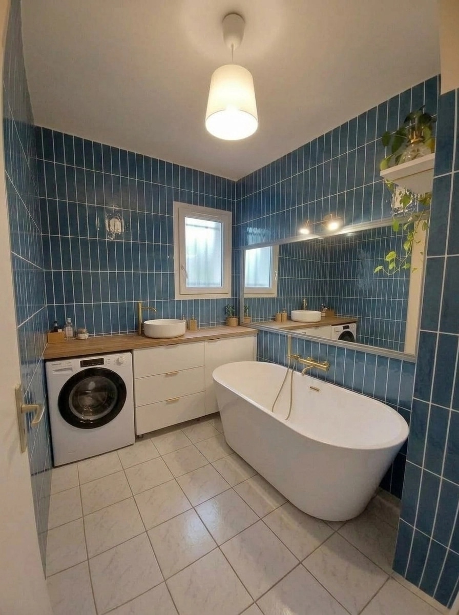 Bathroom interior in no_style style — photo by GenRoom AI
