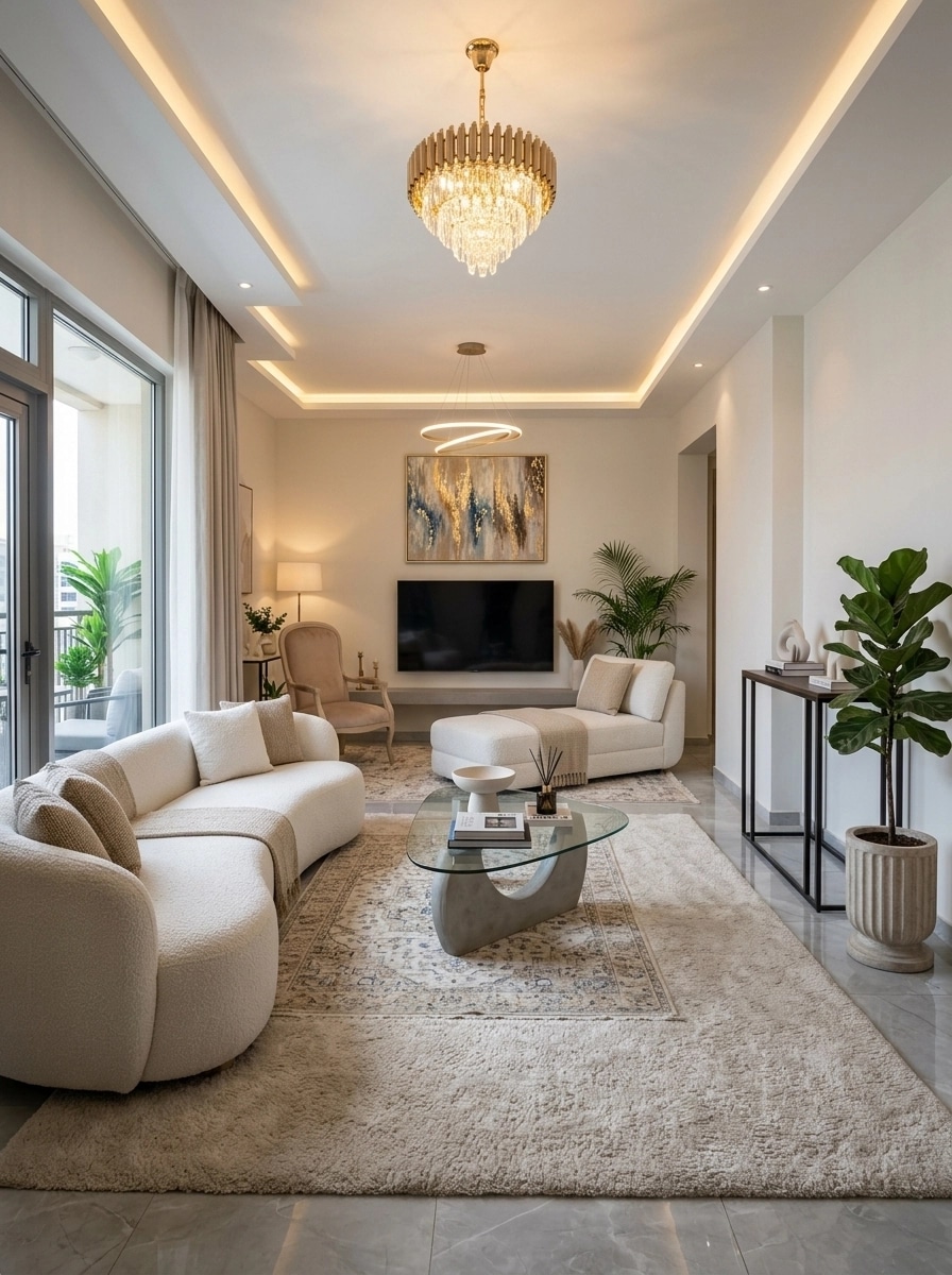 Interior design in Contemporary style — Living Room by GenRoom AI