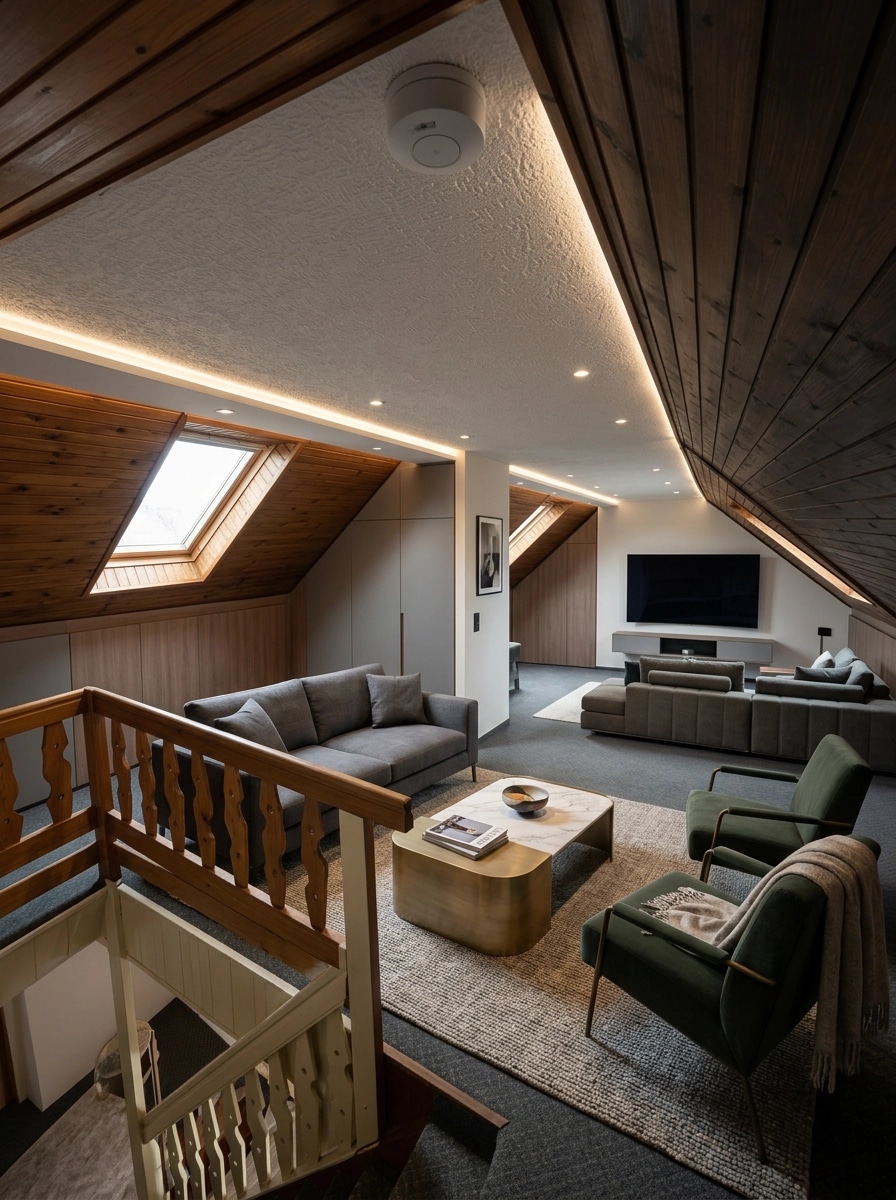 Interior design in Contemporary style — Living Room by GenRoom AI