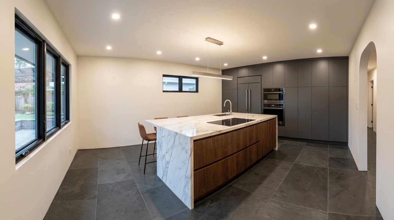 Kitchen interior in no_style style — photo by GenRoom AI