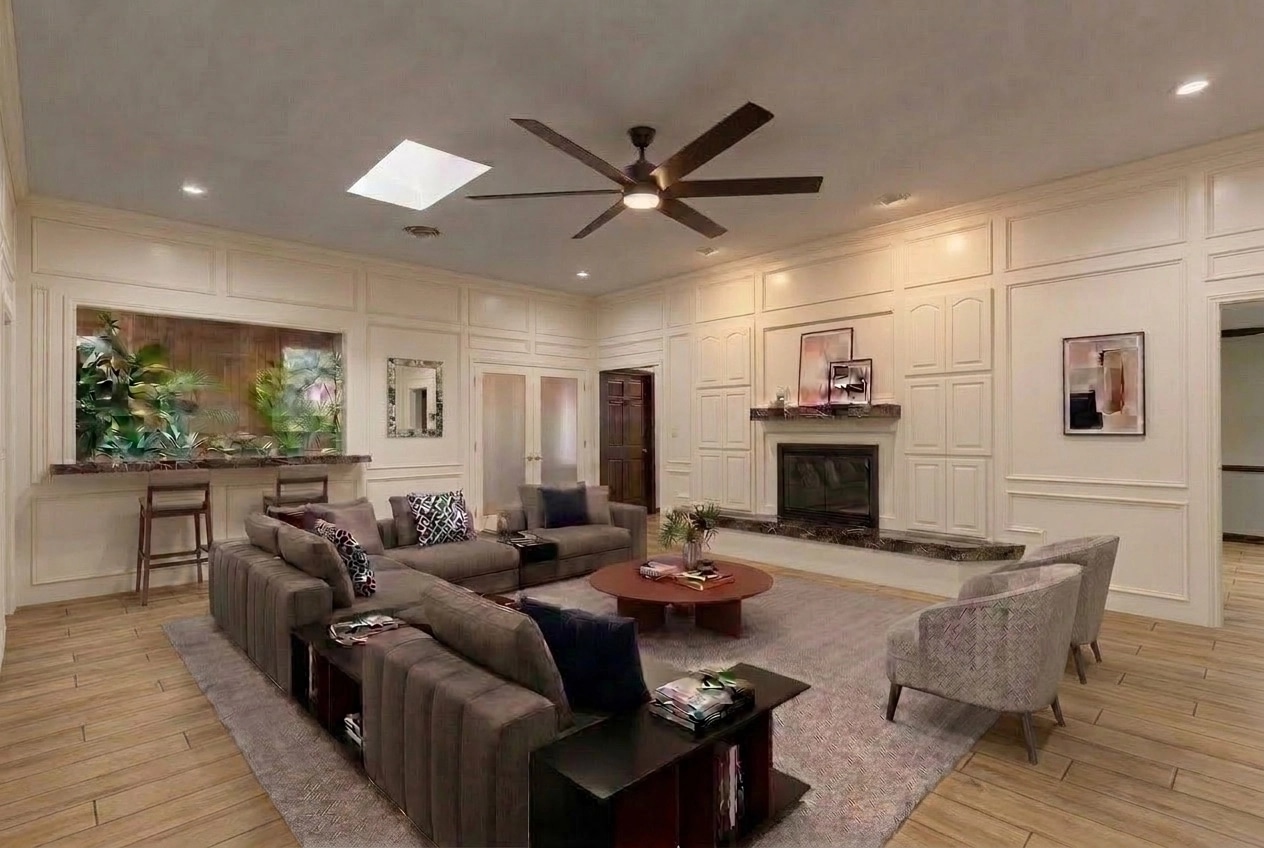 Interior design in Contemporary style — Living Room by GenRoom AI