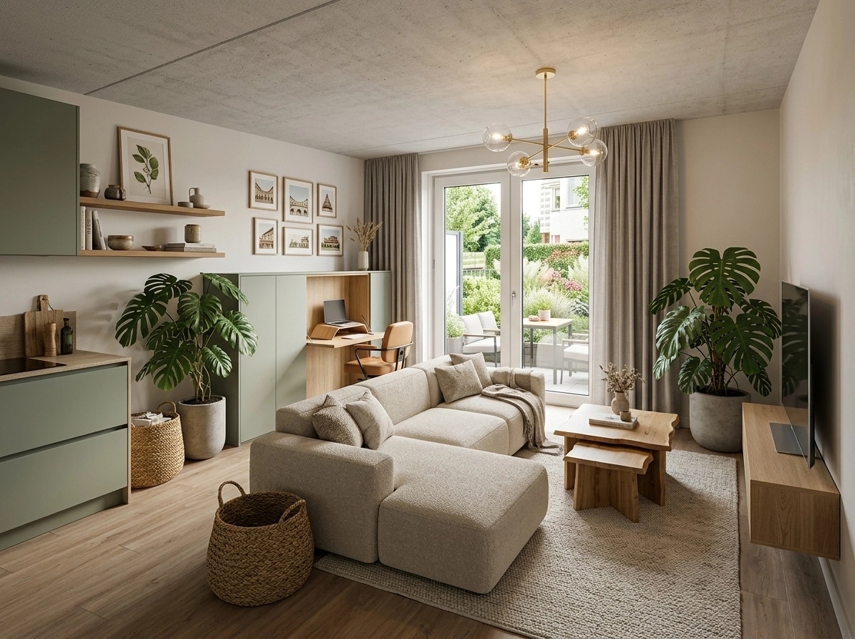 Scandinavian Living Room design — interior photo by GenRoom AI