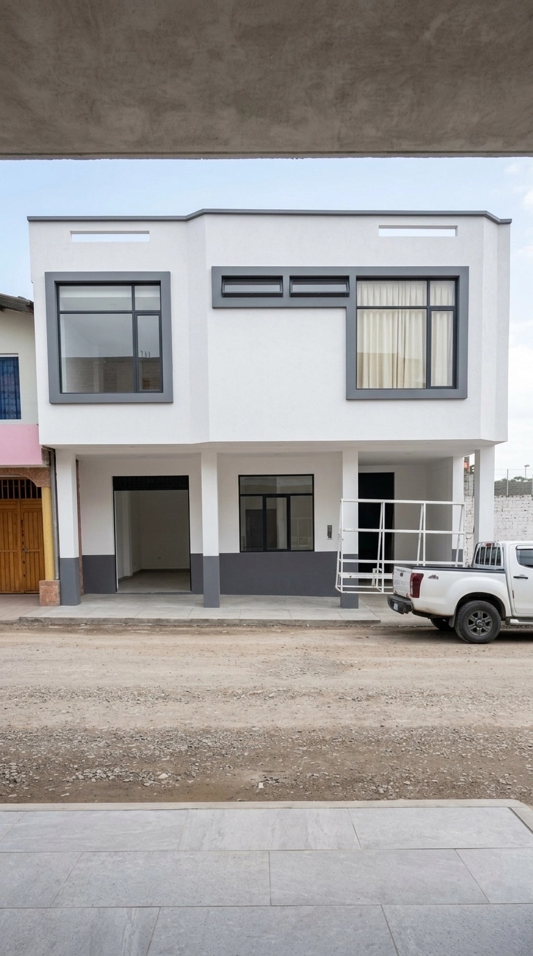 Minimalist Facade Facade design — facade photo by GenRoom AI