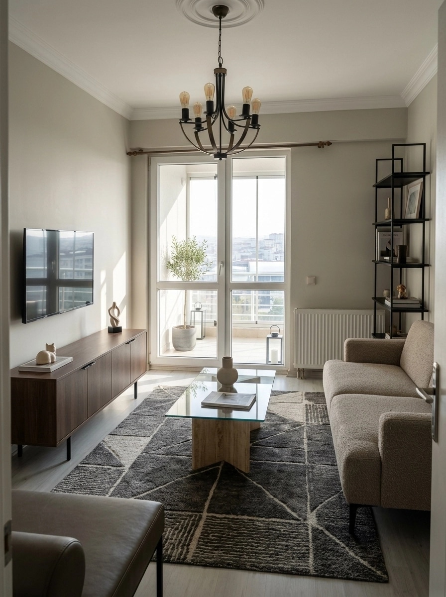 Minimalism Living Room design — interior photo by GenRoom AI