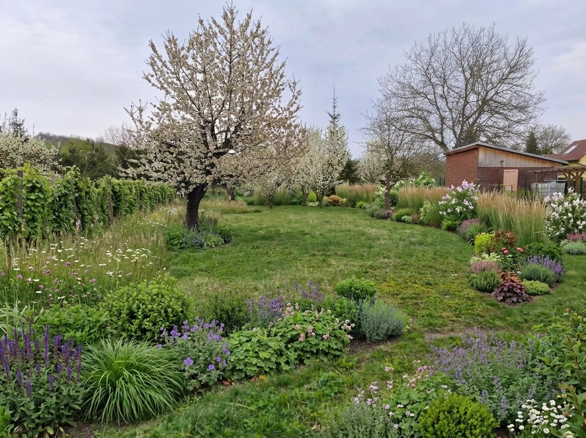 Landscape design in Eco Natural Garden style — Yard by GenRoom AI