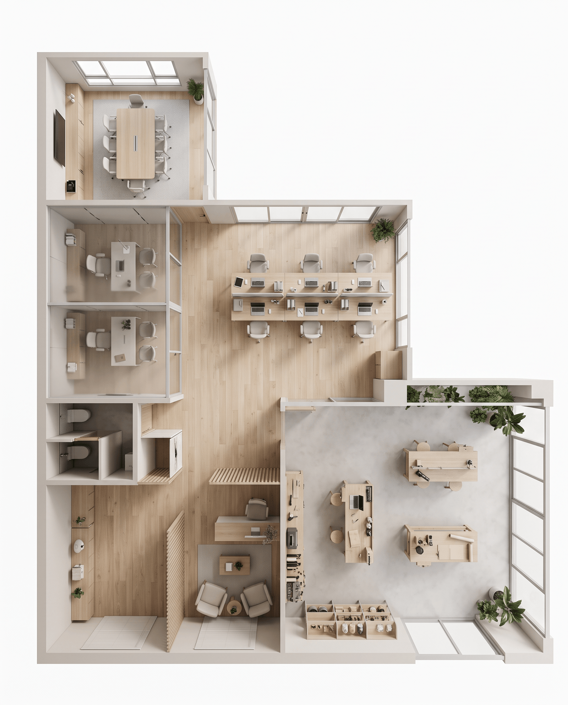 Interior design in Minimalism style — Living Room by GenRoom AI