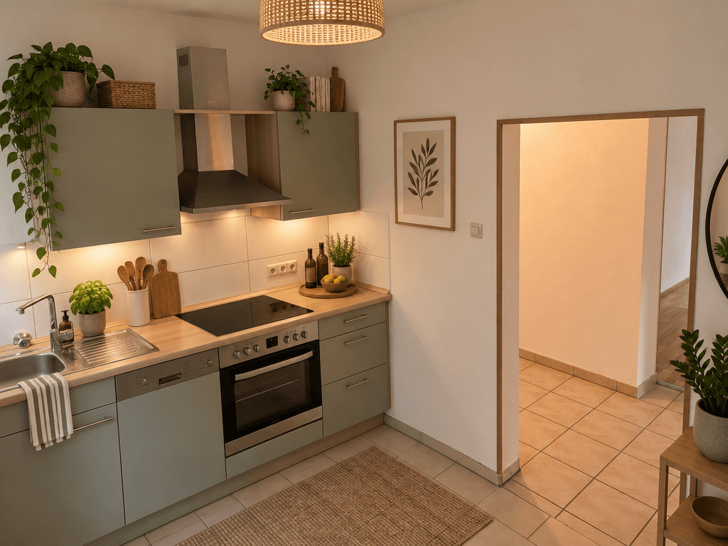 Kitchen interior in no_style style — photo by GenRoom AI