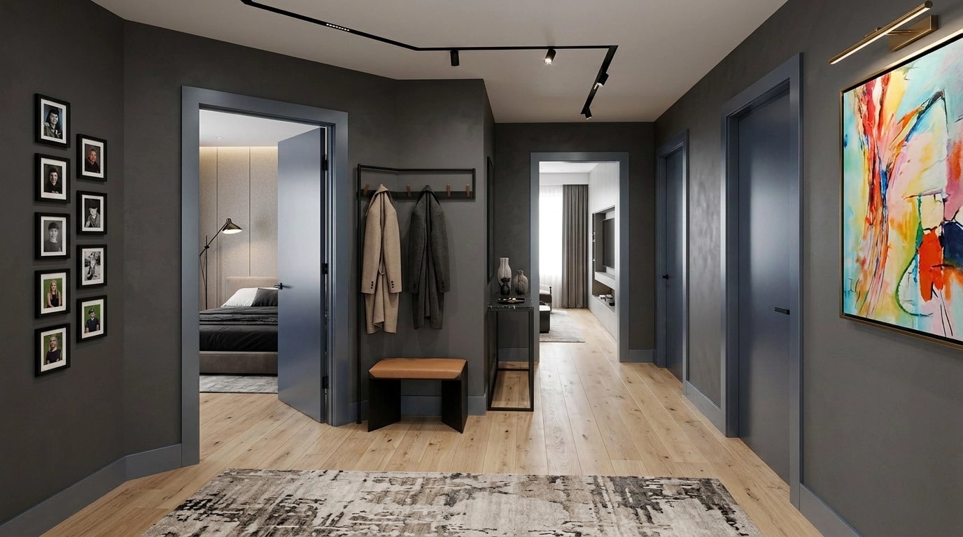Interior design in Contemporary style — Hallway by GenRoom AI