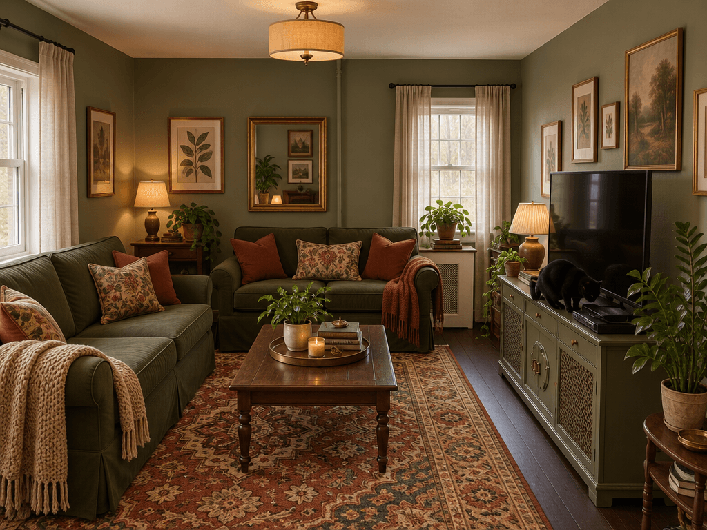 Interior design in British style — Living Room by GenRoom AI