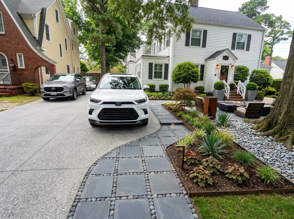 Contemporary Yard Yard design — yard photo by GenRoom AI