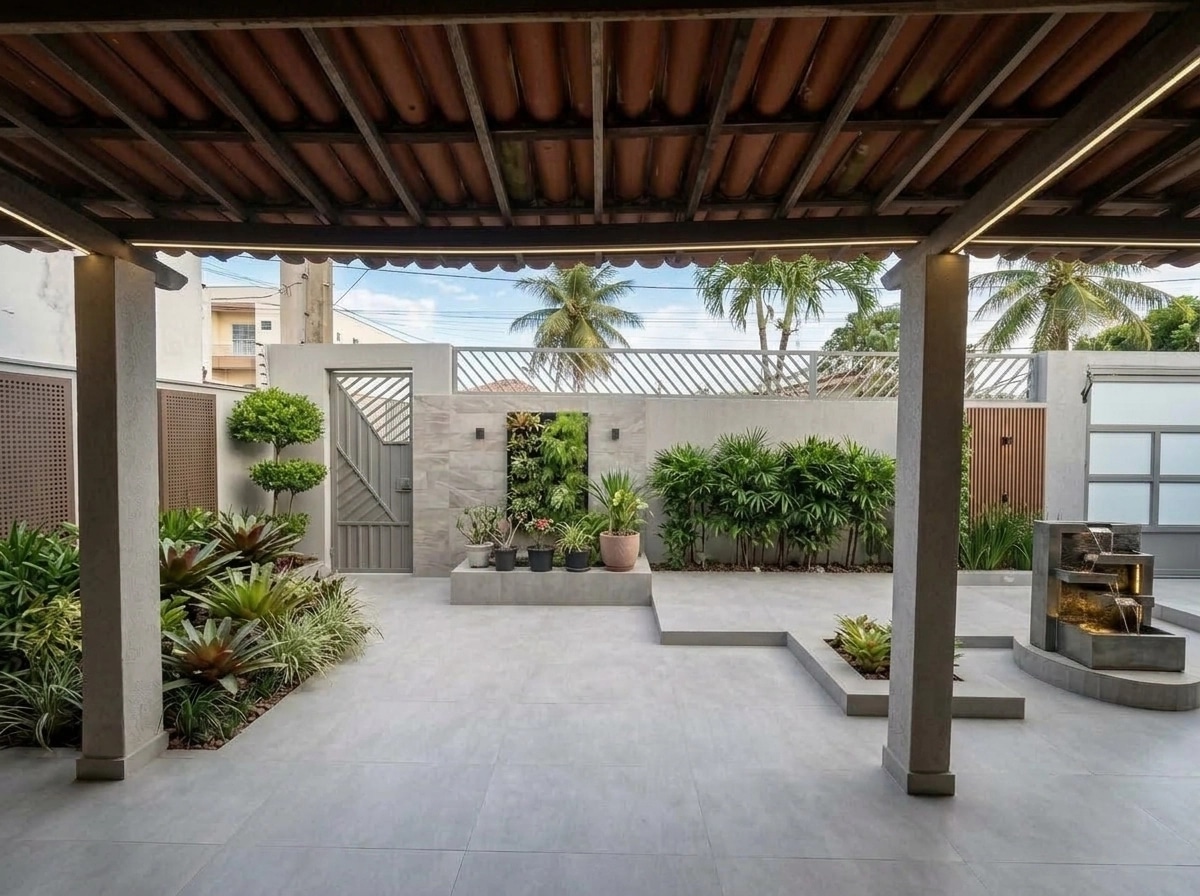 Contemporary Yard Yard design — yard photo by GenRoom AI