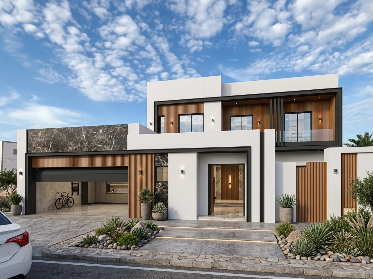 Contemporary Facade Facade design — facade photo by GenRoom AI