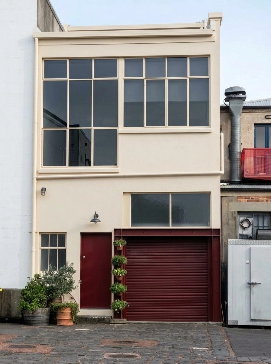 Facade design in Loft Facade style — Facade by GenRoom AI