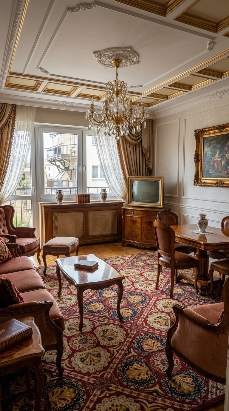 Diseño de interiores en estilo Classic — Salón por GenRoom AI