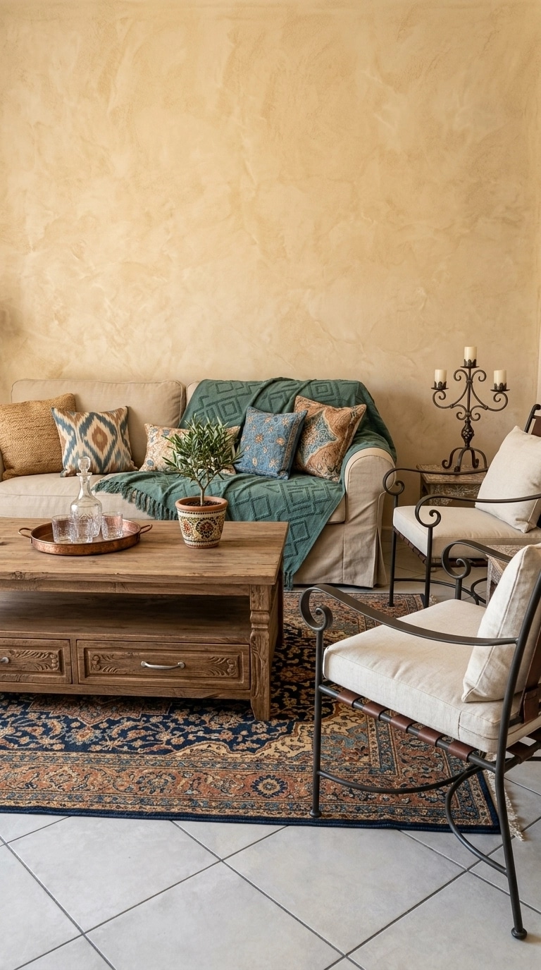 Interior design in Mediterranean style — Living Room by GenRoom AI