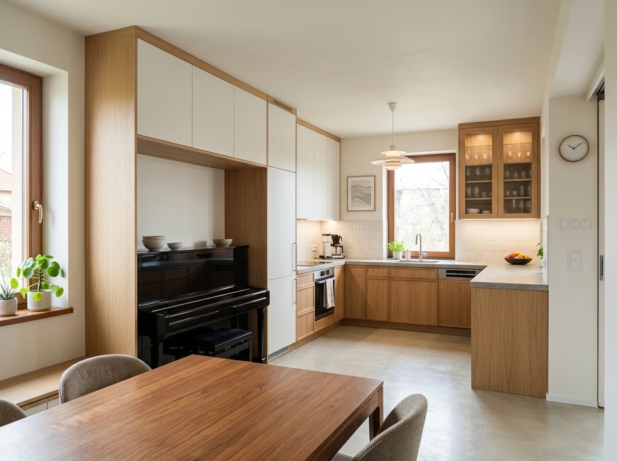 Interior design in Scandinavian style — Kitchen by GenRoom AI