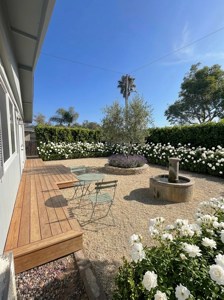 Landscape desain di Scandinavian Garden gaya — Halaman oleh GenRoom AI