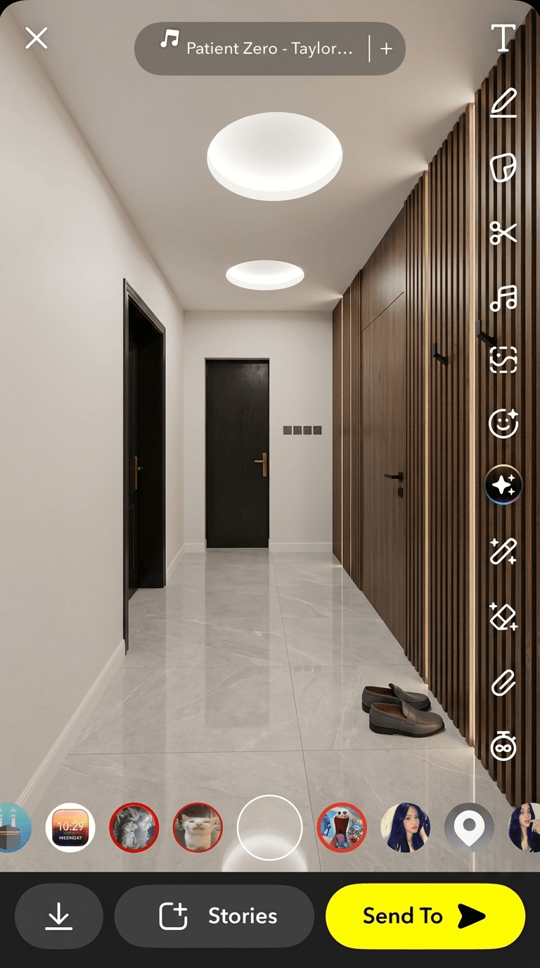 Hallway interior in no_style style — photo by GenRoom AI