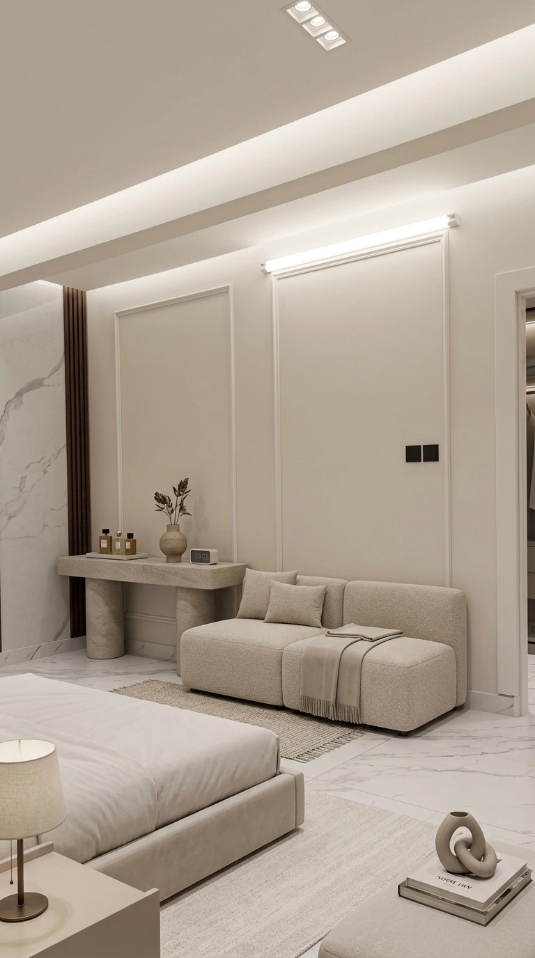 Minimalism Bedroom design — interior photo by GenRoom AI
