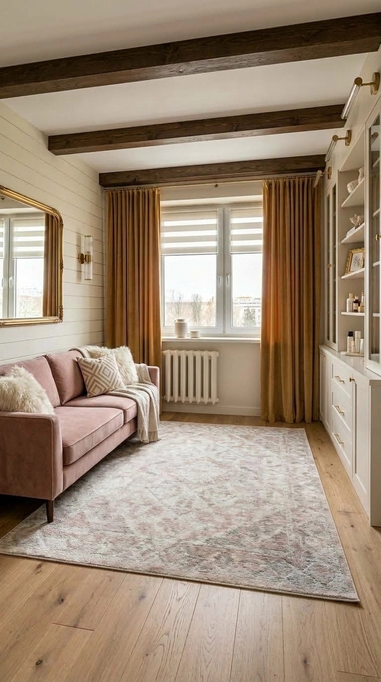 Modern Farmhouse Living Room design — interior photo by GenRoom AI