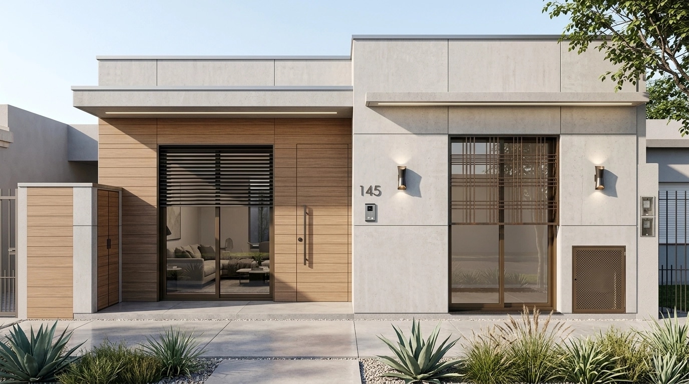 Contemporary Facade Facade design — facade photo by GenRoom AI