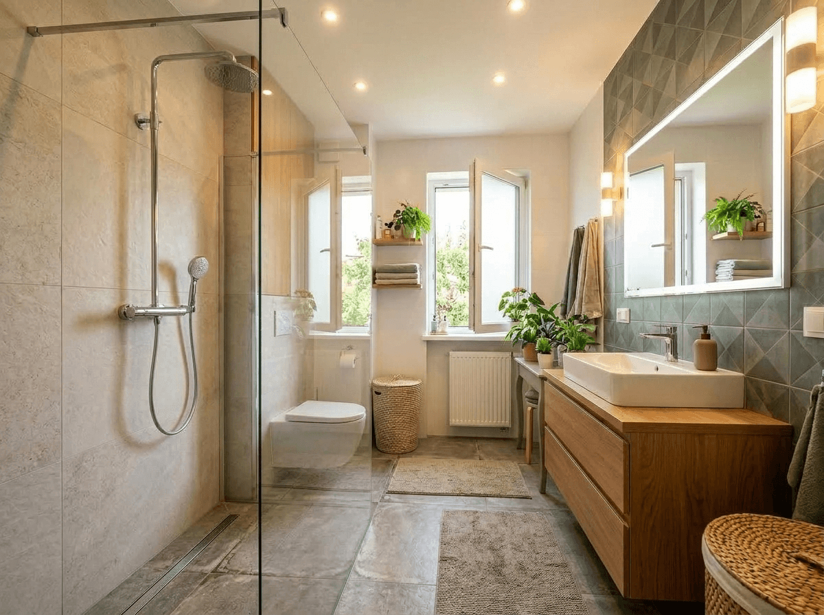 Bathroom interior in no_style style — photo by GenRoom AI