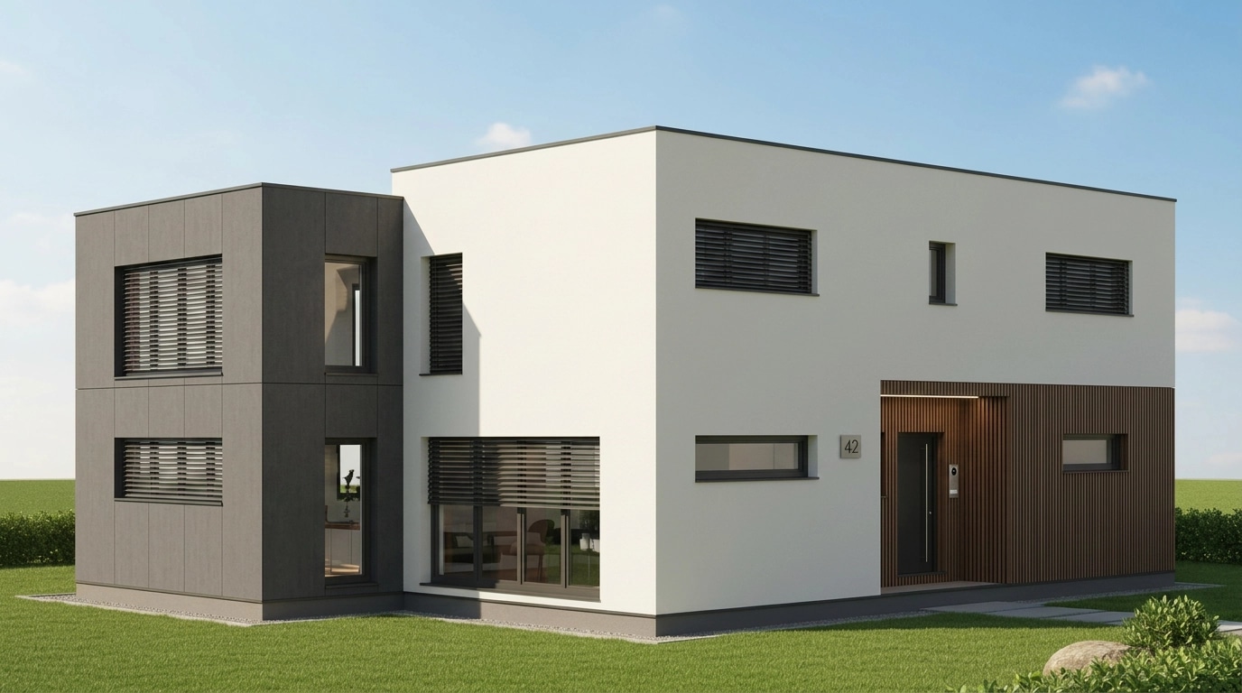 Minimalist Facade Facade design — facade photo by GenRoom AI