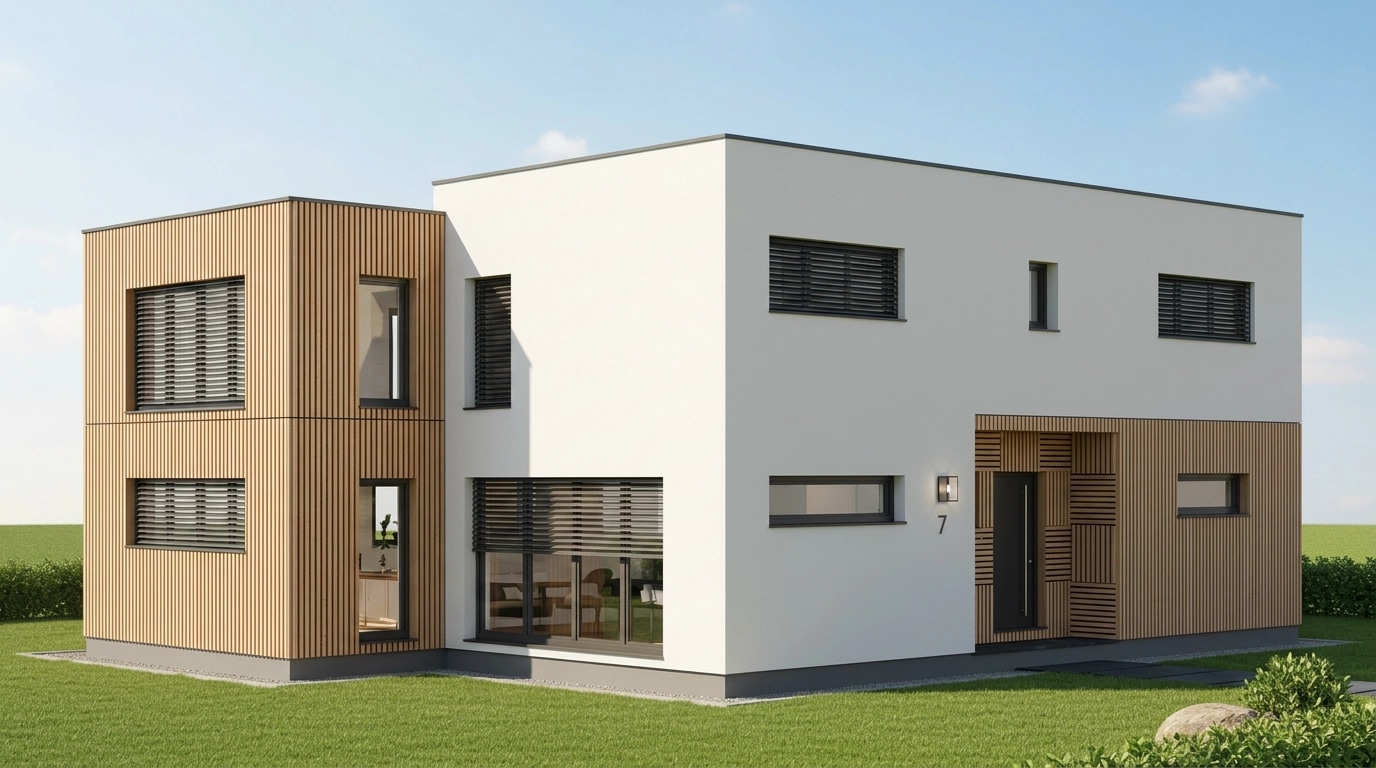 Scandinavian Facade Facade design — facade photo by GenRoom AI