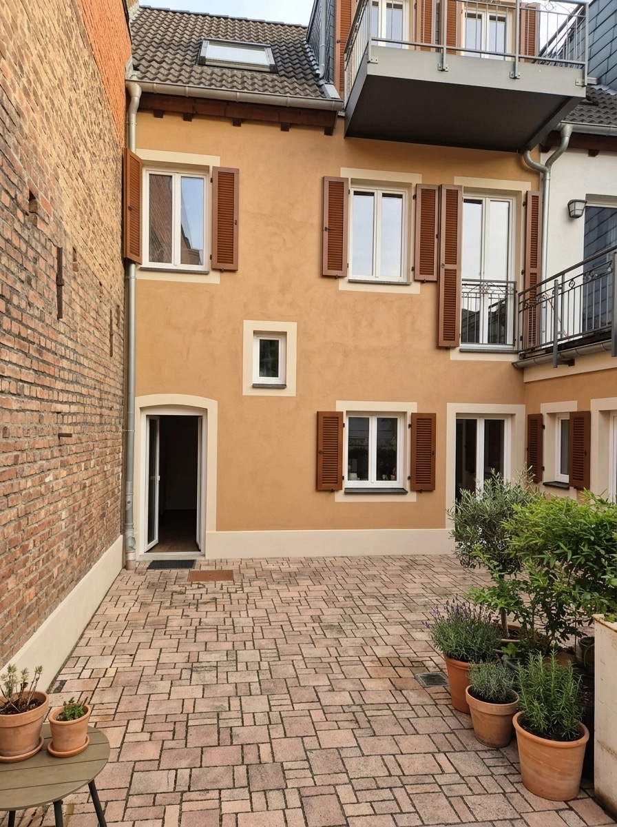 Facade design in Mediterranean Facade style — photo by GenRoom AI