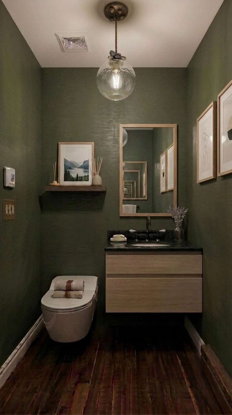 Interior design in Coastal / Hamptons style — Bathroom by GenRoom AI