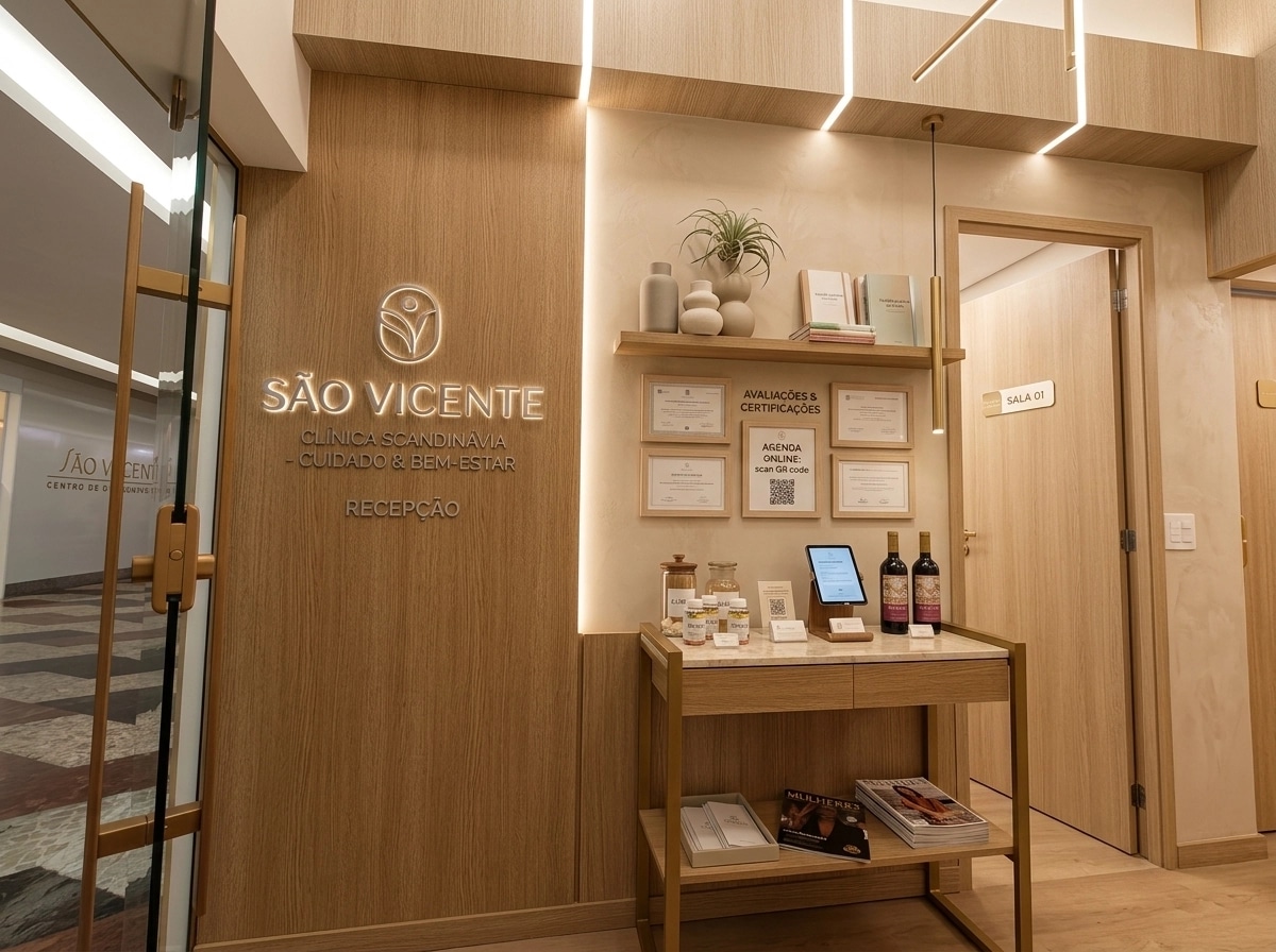 Interior design in Scandinavian style — clinic by GenRoom AI