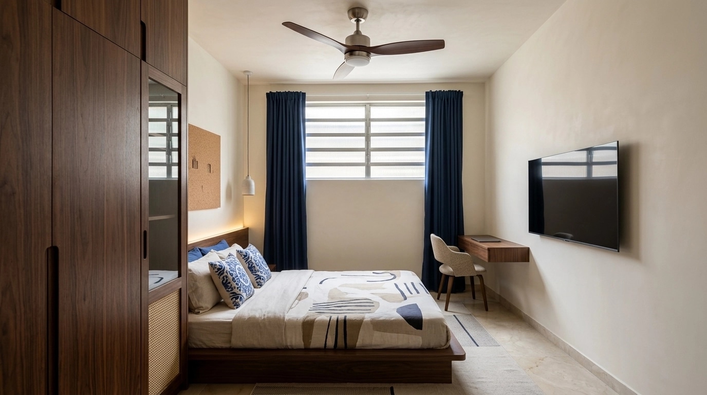 Portuguese Modern Quarto design — interior photo by GenRoom AI