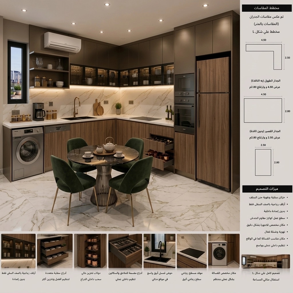 Interior design in Contemporary style — Kitchen by GenRoom AI
