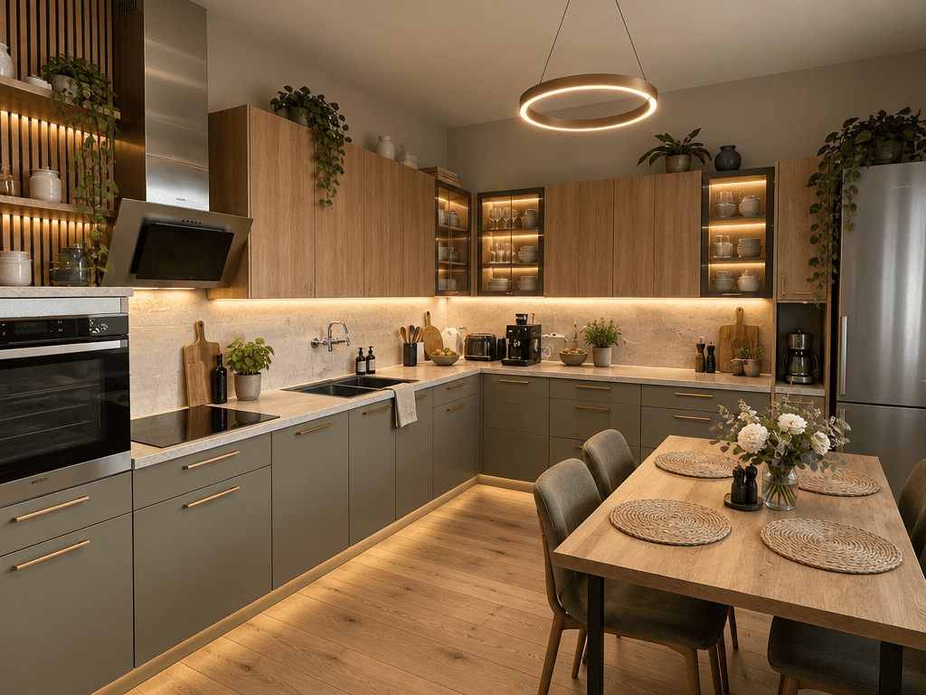 Contemporary Kitchen design — interior photo by GenRoom AI