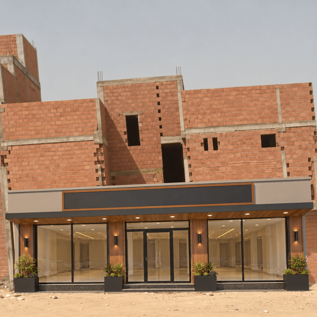 Facade design in no_style style — photo by GenRoom AI