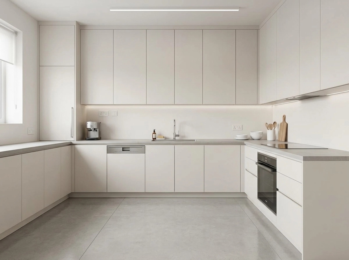 Minimalism Kitchen design — interior photo by GenRoom AI