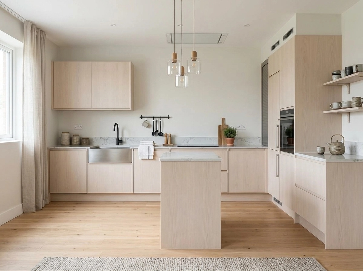 Interior design in Scandinavian style — Kitchen by GenRoom AI