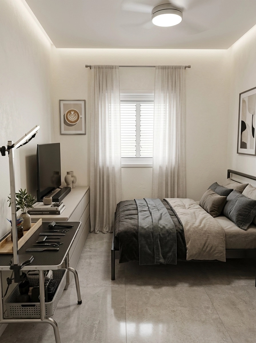 Interior design in Contemporary style — Bedroom by GenRoom AI
