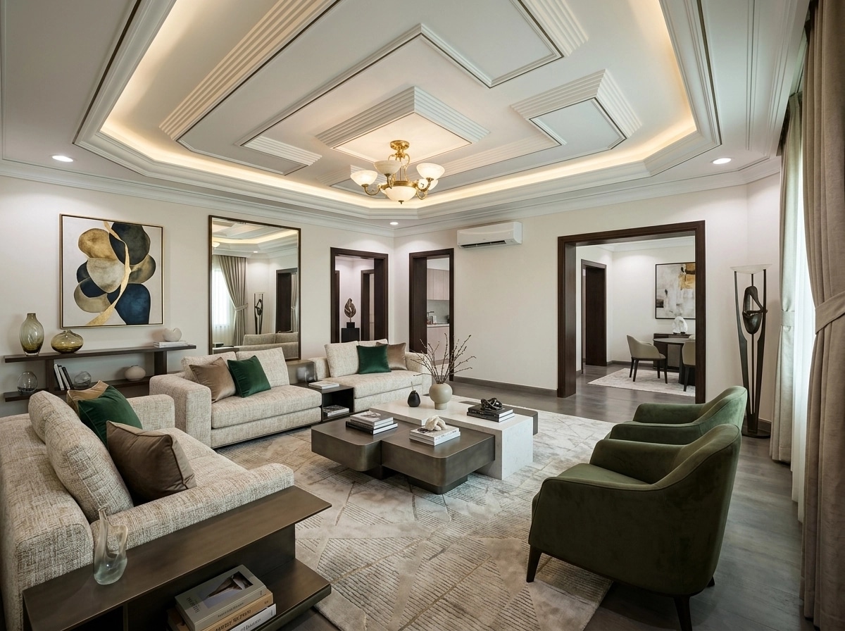 Interior design in Contemporary style — Living Room by GenRoom AI