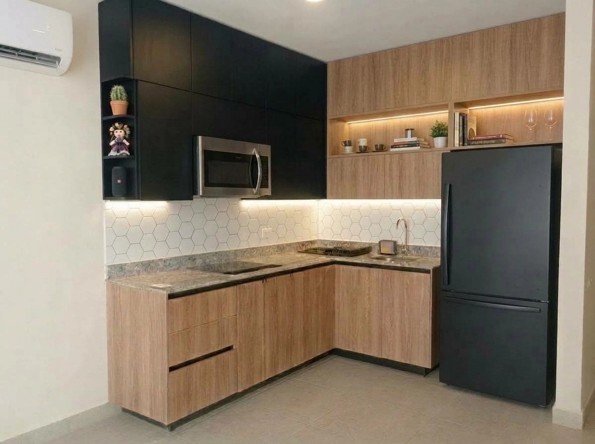 Kitchen interior in no_style style — photo by GenRoom AI