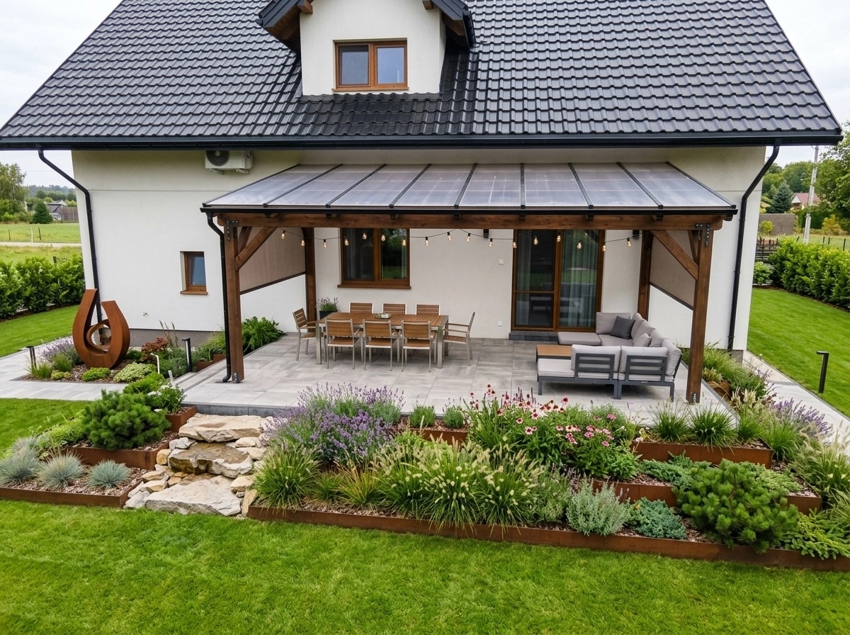 Landscape design in Contemporary Yard style — Yard by GenRoom AI