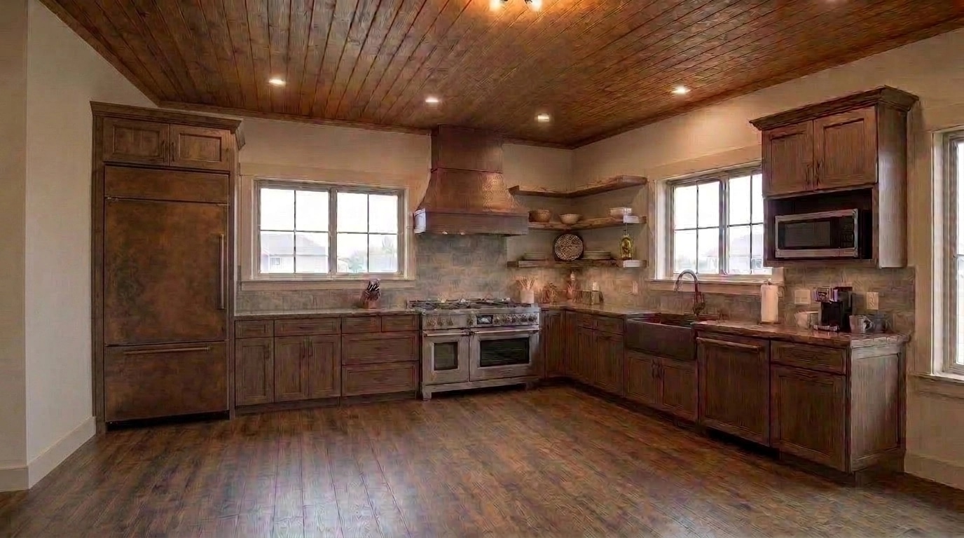 Modern Farmhouse Kitchen design — interior photo by GenRoom AI