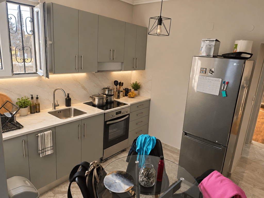 Kitchen interior in no_style style — photo by GenRoom AI
