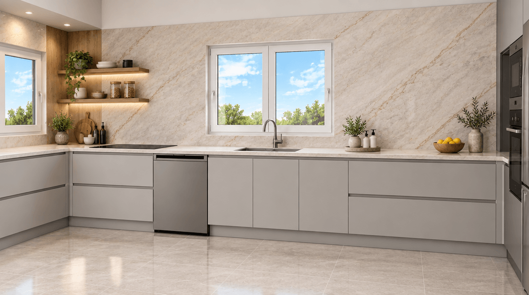 Kitchen interior in no_style style — photo by GenRoom AI