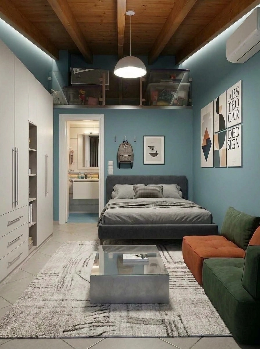 Interior design in Contemporary style — Living Room by GenRoom AI