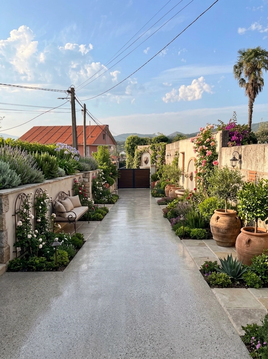 Landscape design in Mediterranean Yard style — Yard by GenRoom AI