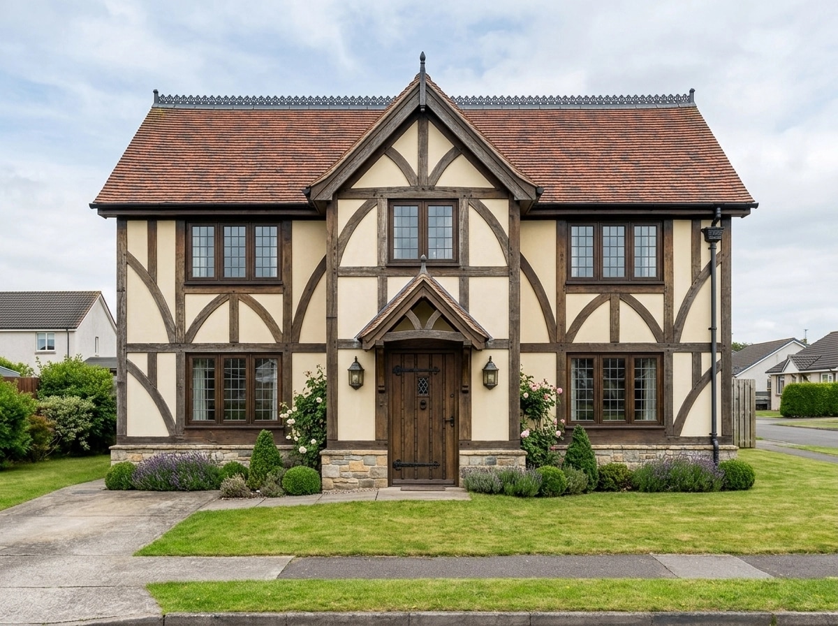 Facade design in Tudor Facade style — Facade by GenRoom AI
