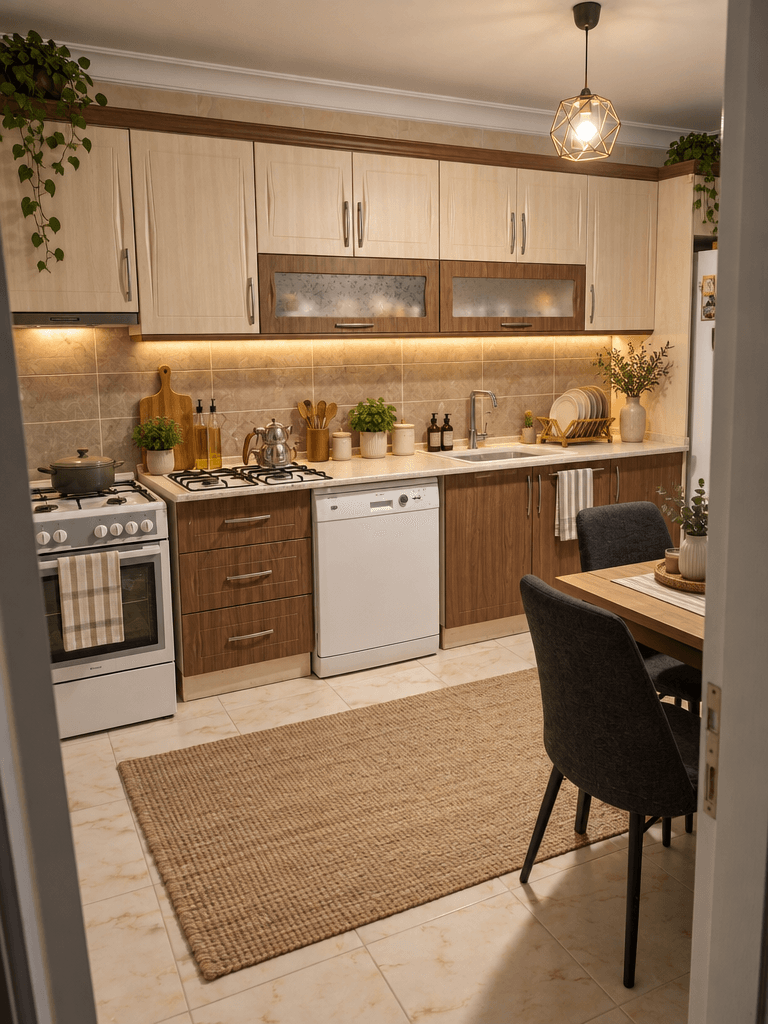 Interior design in Contemporary style — Kitchen by GenRoom AI