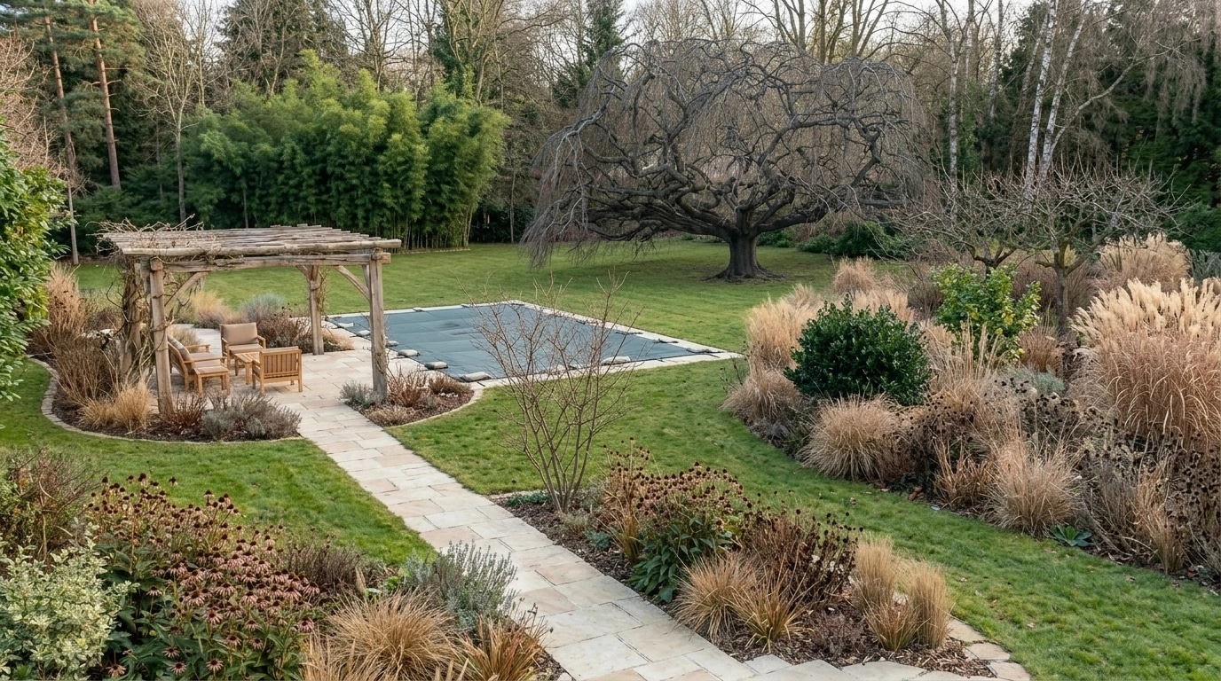 Country Rustic Garden Jardim design — yard photo by GenRoom AI